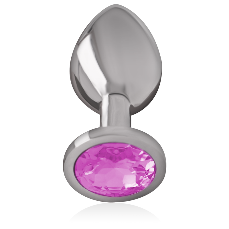 Intense Anal Toys-Analplug aus Aluminiummetall mit Rosa-Größe Kristall · Spielzeug aus Glas & Metall (Bild 4)