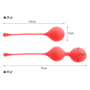 Intense Health Kegel-Set Liebeskugeln Kendall Silikon · Sextoys (Bild 3)