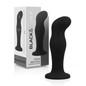 Black&silver-Sean Analplug Premium Silikon Schwarz · Vibratoren (Bild 5)