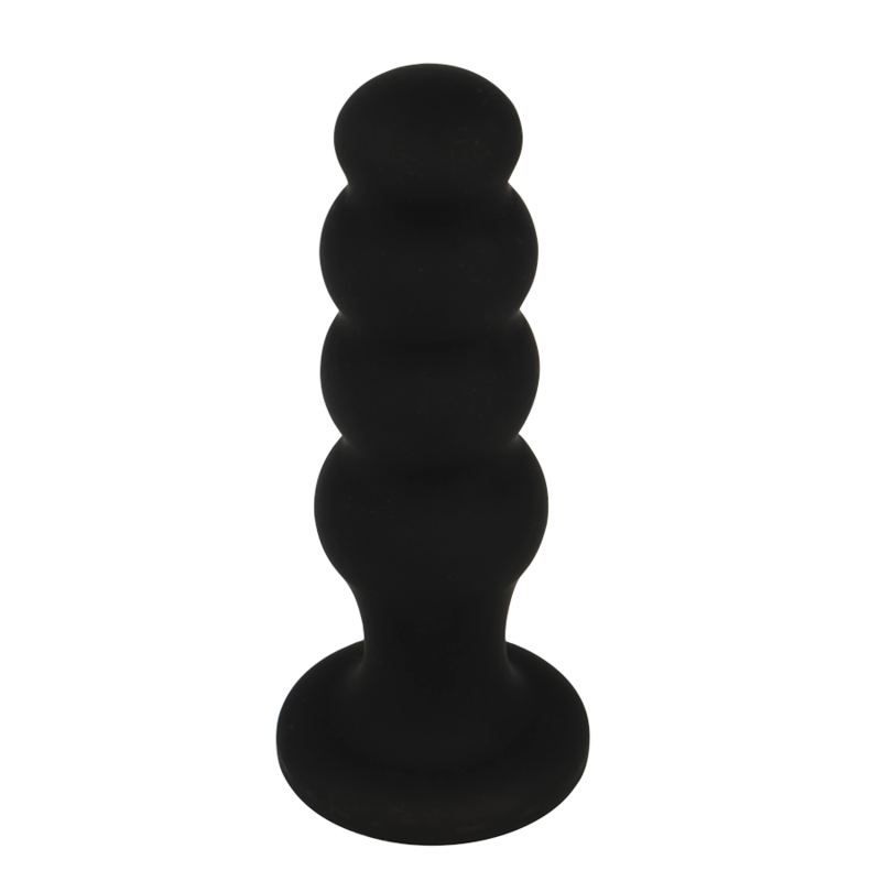 Black&silver-Scott Premium Silikon Analplug Schwarz · Vibratoren (Bild 2)