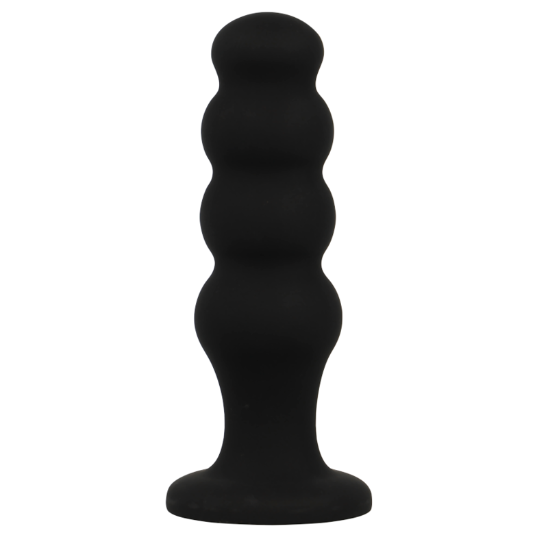 Black&silver-Scott Premium Silikon Analplug Schwarz · Vibratoren