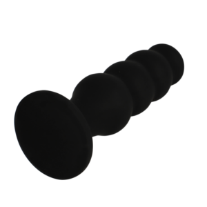 Black&silver-Scott Premium Silikon Analplug Schwarz · Vibratoren (Bild 3)