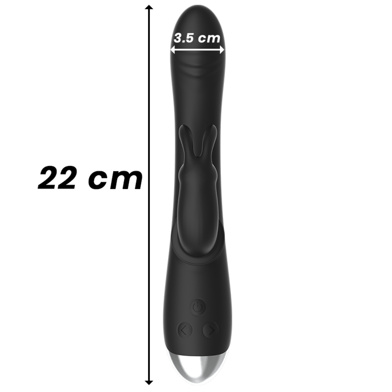 Black&silver-Dj. Adam Vibrator Rabbit Silikon Wiederaufladbar · Vibratoren (Bild 9)