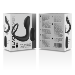 Black&silver-Analmassage mit Fernbedienung Wiederaufladbar aus Silikon · Vibratoren (Bild 4)