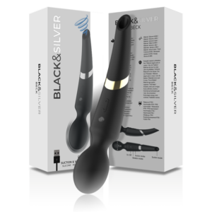 Black&silver-Beck Wand und 2-in-1-Vakuumbecher aus Silikon-10 Geschwindigkeiten · Vibratoren (Bild 6)