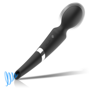 Black&silver-Beck Wand und 2-in-1-Vakuumbecher aus Silikon-10 Geschwindigkeiten · Vibratoren