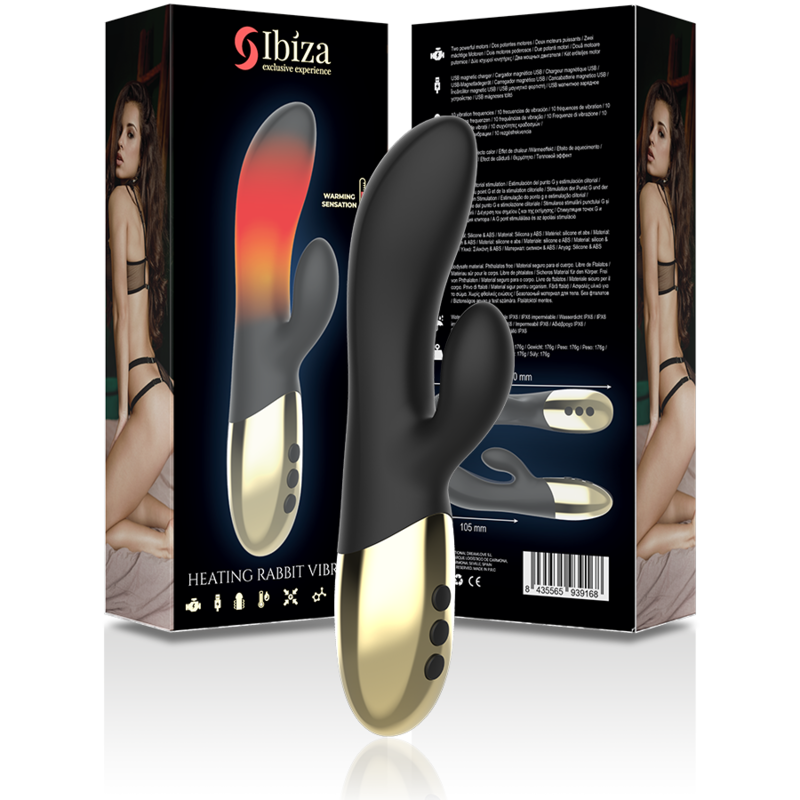 Ibiza Technology-Rabbit Vibrator Heizung-Silizium, 10 Geschwindigkeiten · Vibratoren (Bild 9)