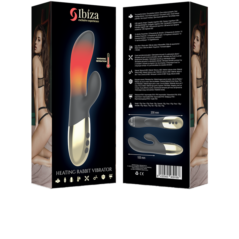 Ibiza Technology-Rabbit Vibrator Heizung-Silizium, 10 Geschwindigkeiten · Vibratoren (Bild 10)