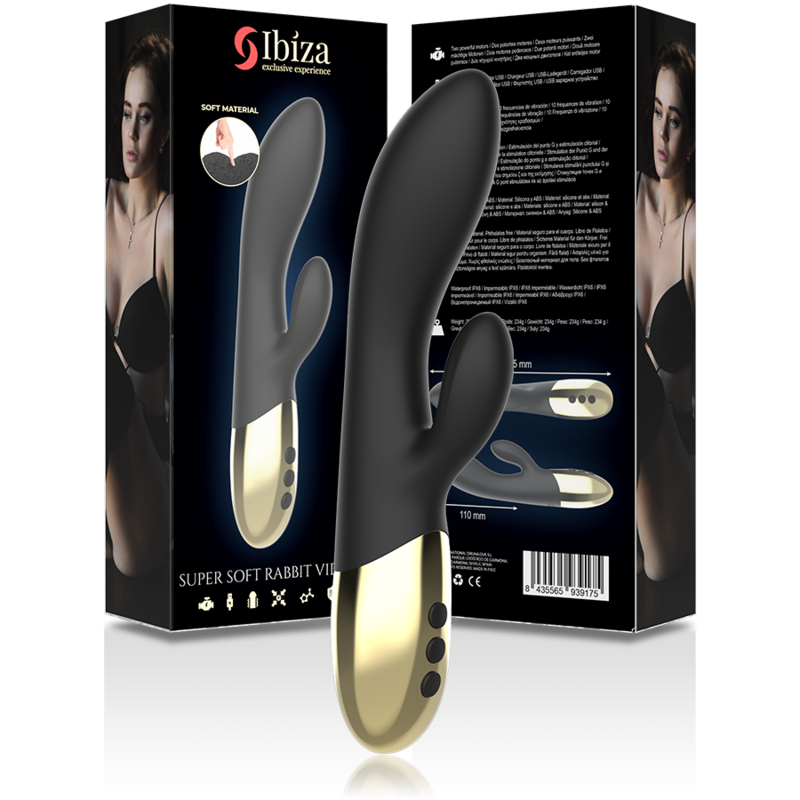Ibiza Technology-Vibrator Rabbit Super Soft-Silikon, 10 Geschwindigkeiten · Vibratoren (Bild 8)