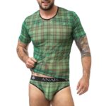 Anais Men-Magische T-Shirt von Lycra in Quadrat · Herrenunterwäsche