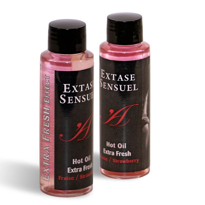 Extase Sensual-Massageöl Extra Fresh-Effekt Erdbeeren 100 Ml · Kosmetika & Aphrodisiaka (Bild 2)