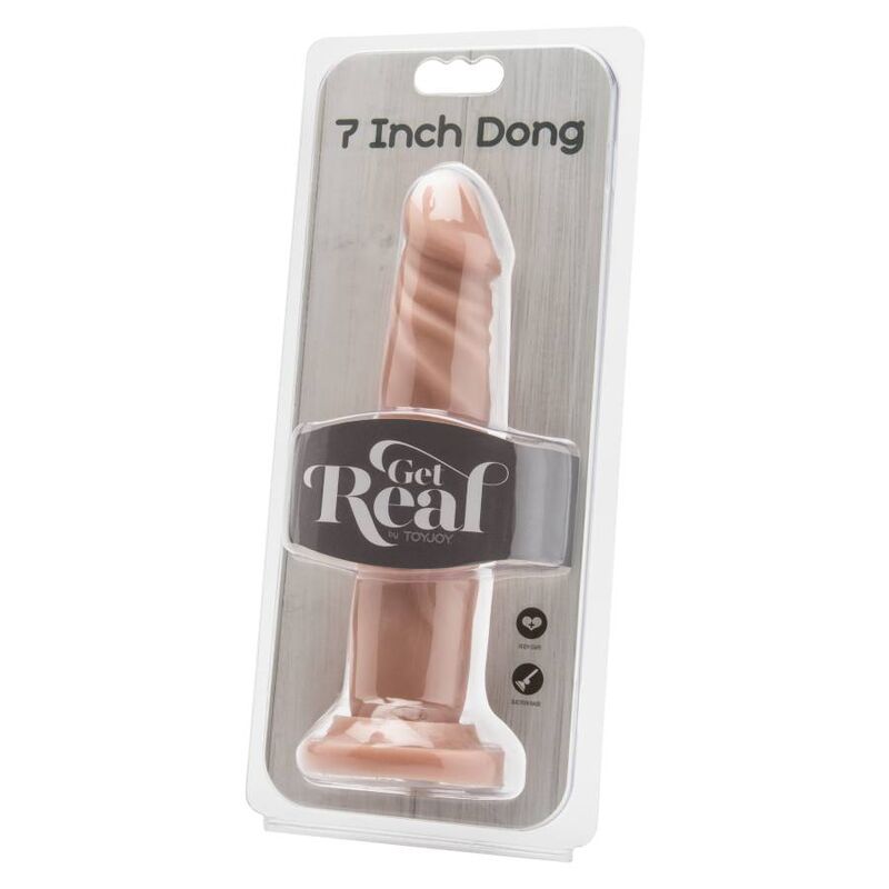 Get Real-Dong 18 cm Leder-PVC · Sextoys (Bild 2)