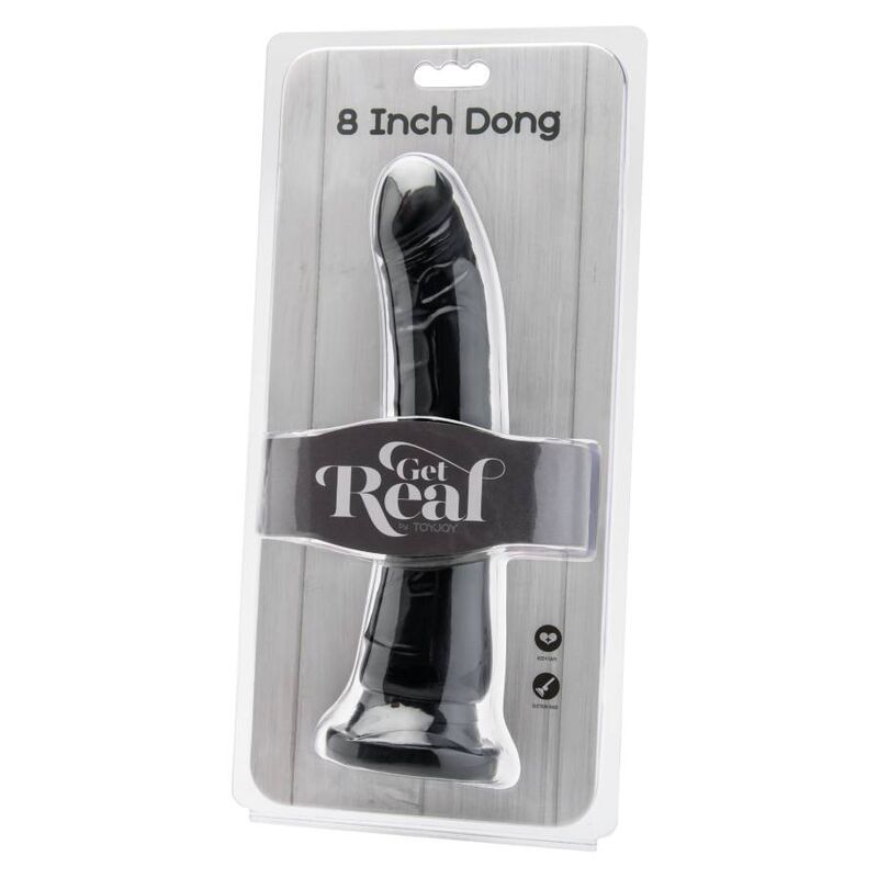 Get Real-Dong 20,5 cm Schwarz-PVC · Sextoys (Bild 2)