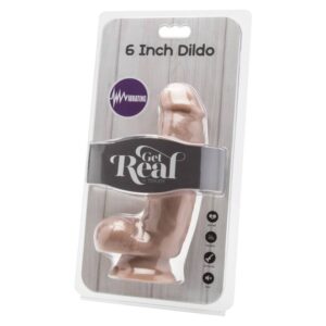Get Real-Dildo 12 cm mit natürlichen Vibratoren PVC Hoden · Vibratoren (Bild 2)