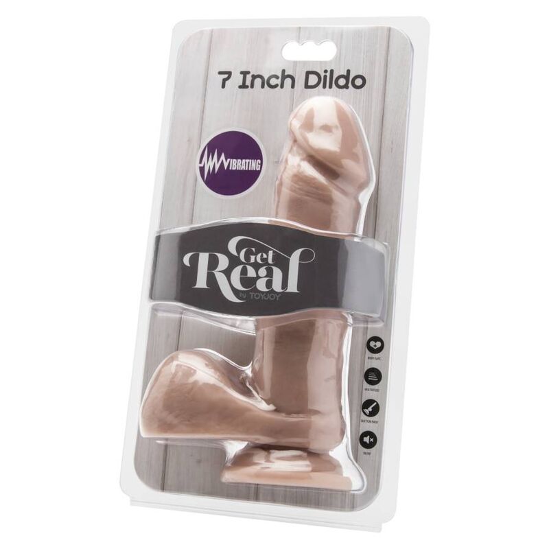 Get Real-Dildo 18 cm mit natürlichen Vibratoren-Pads aus PVC · Vibratoren (Bild 2)