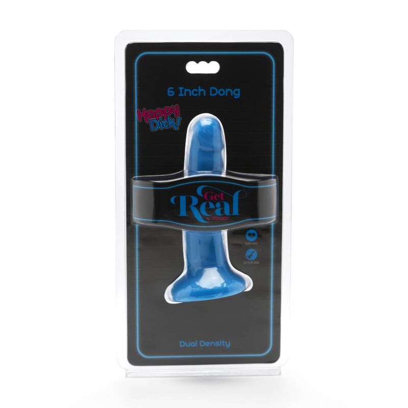 Get Real-Happy Dicks Dong 12 cm PVC Saugnapf · Sextoys (Bild 2)