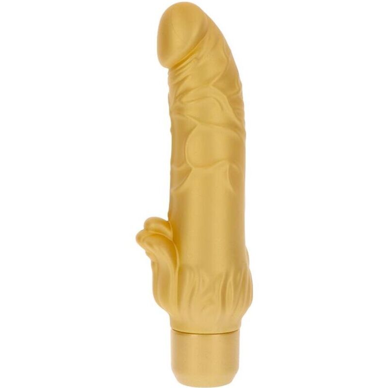 Get Real-Gold Dicker Stim Vibrator Gold-Silikon