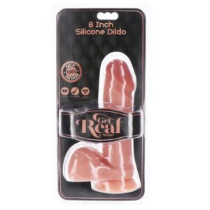 Get Real-Dildo in Silikon 20,5 cm mit natürlichen Hoden-Saugnapf · Sextoys (Bild 4)