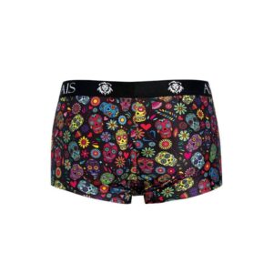 Anais Men-Mexiko Boxer Sport mit Blumendruck und Schädel · Herrenunterwäsche (Bild 3)