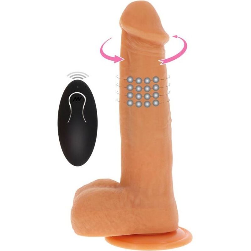 Get Real-Vibrator natürliche Drehkugel, Saugnapf · Vibratoren