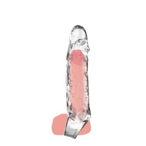 Get Real-Mittlere Verlängerung 16 cm Transparent-TPE · Sextoys (Bild 3)