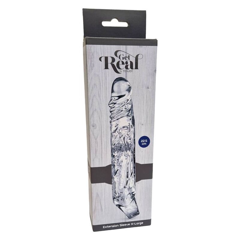 Get Real-Extra Verlängerung 22,5 cm Transparent-TPE · Sextoys (Bild 3)