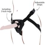 Get Real-Harness Strap-on Schwarz-Silikon · Strap-on & Harness