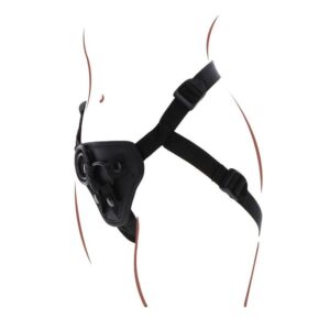 Get Real-Harness Strap-on Schwarz-Silikon · Strap-on & Harness (Bild 8)
