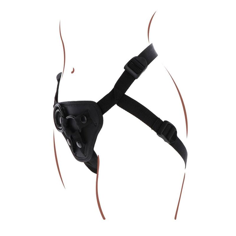 Get Real-Harness Strap-on Schwarz-Silikon · Strap-on & Harness (Bild 8)