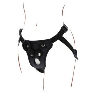 Get Real-Strap-on Pleasure Harness Schwarz-Silikon · Strap-on & Harness (Bild 7)