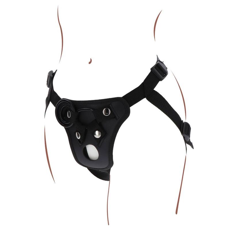 Get Real-Strap-on Pleasure Harness Schwarz-Silikon · Strap-on & Harness (Bild 7)