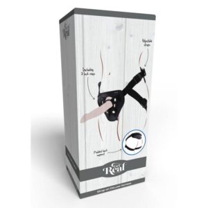 Get Real-Strap-on Deluxe Harness für Dildo Schwarz-Silikon · Strap-on & Harness (Bild 9)