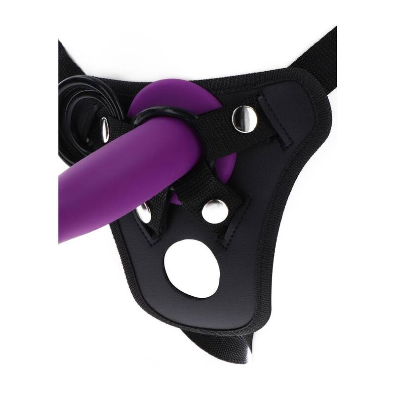 Get Real-Strap-on Pleasure Harness Schwarz-Silikon · Strap-on & Harness (Bild 2)