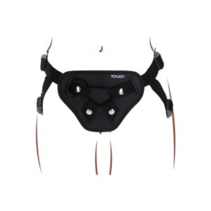 Get Real-Strap-on Deluxe Harness für Dildo Schwarz-Silikon · Strap-on & Harness (Bild 7)