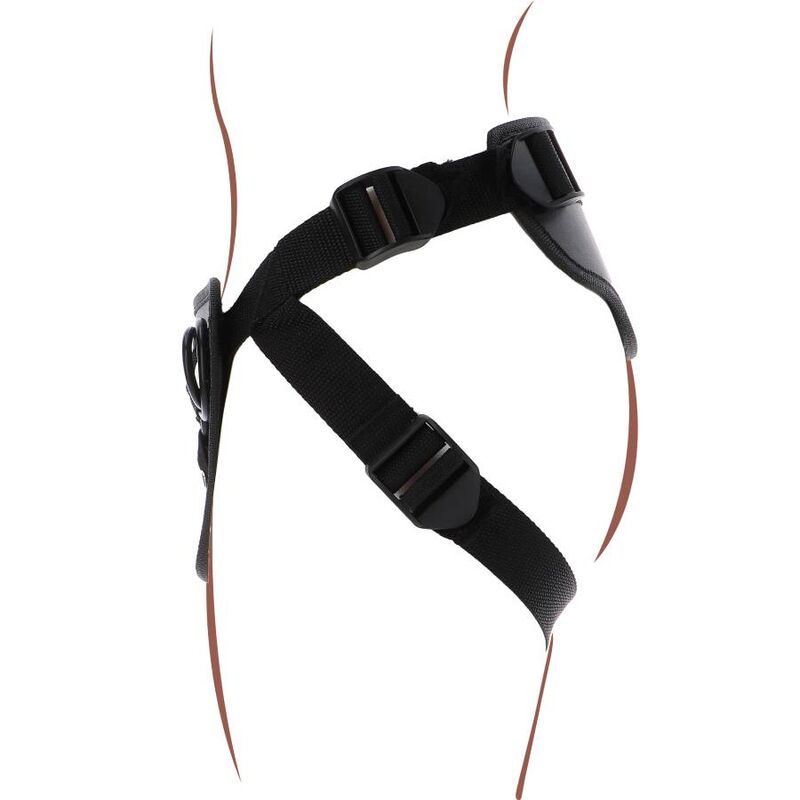 Get Real-Strap-on Deluxe Harness für Dildo Schwarz-Silikon · Strap-on & Harness (Bild 6)