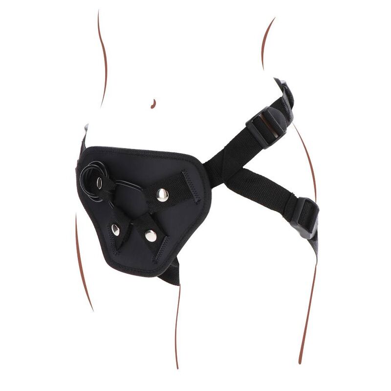 Get Real-Strap-on Deluxe Harness für Dildo Schwarz-Silikon · Strap-on & Harness (Bild 5)