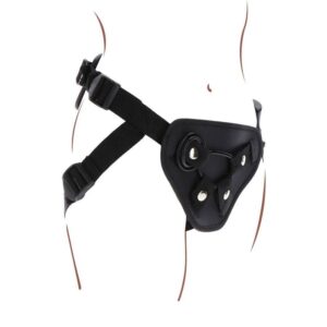 Get Real-Strap-on Deluxe Harness für Dildo Schwarz-Silikon · Strap-on & Harness (Bild 3)