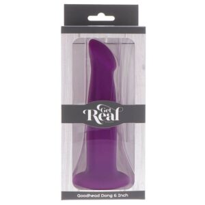 Get Real-Goodhead Dong 12 cm Lila-Silikon, Saugnapf · Strap-on & Harness (Bild 6)