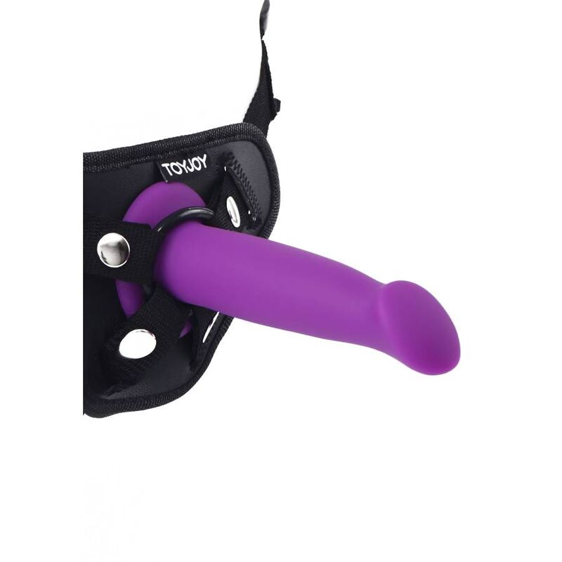 Get Real-Goodhead Dong 12 cm Lila-Silikon, Saugnapf · Strap-on & Harness (Bild 3)