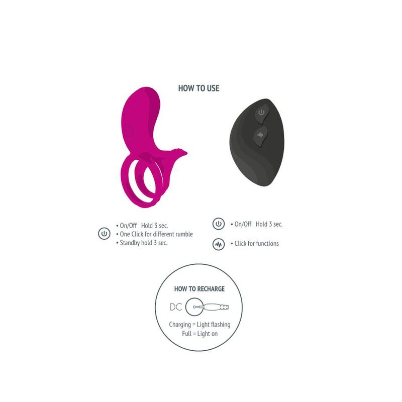 Xocoon-Ring Vibrator für Paar Fuchsia · Sextoys (Bild 2)