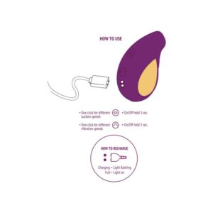 Xocoon-Divine Love Stimulator Klitoris Lila · Vibratoren (Bild 5)