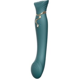 Zalo-Queen G-Punkt PulseWave Vibe aus Silikon, 8 Modi