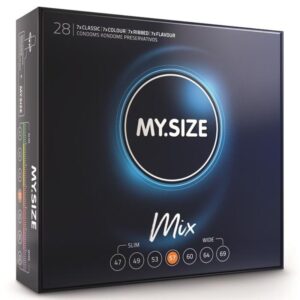 My Size Mix-Mischung von Kondome 57 mm 28 Stk. · Kondome