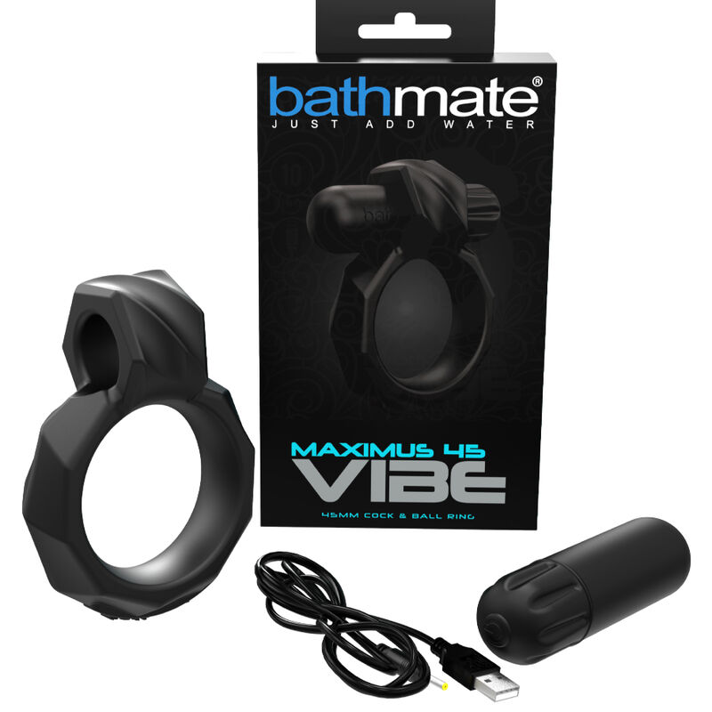 Bathmate-Vibe Ring Maximus 45-Silikon, 10 Geschwindigkeiten · Sextoys