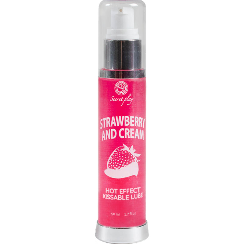 Secretplay Cosmetic-Gleitgel 2-in-1 Wärmeeffekt Erdbeere