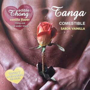 Hotflowers-Slip Tanga für Männer + 2 Scheiben · Süßigkeiten & Geschenke