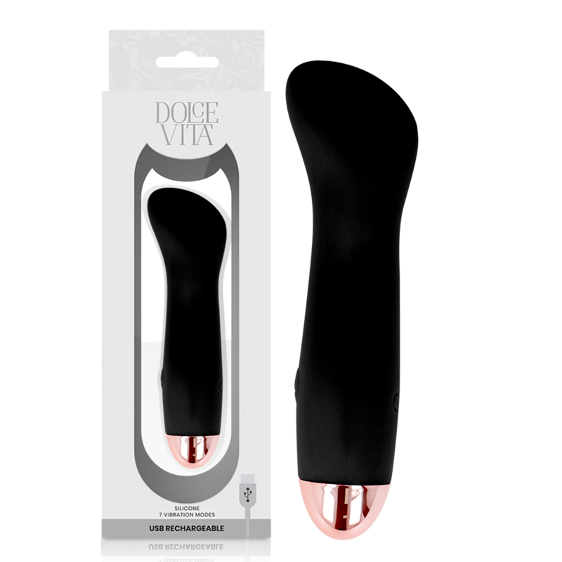 Dolce Vita Vibrator Wiederaufladbar 7 Geschwindigkeit-Silikon · Vibratoren (Bild 5)
