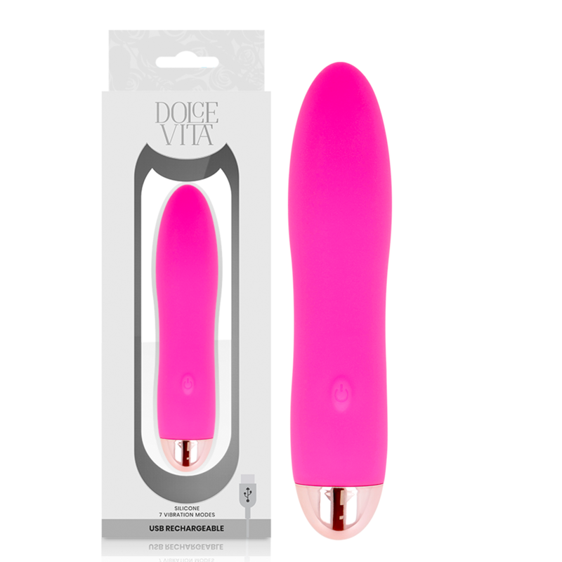 Dolce Vita-Vibrator Wiederaufladbar Four 7 Geschwindigkeit-Silikon · Vibratoren (Bild 7)