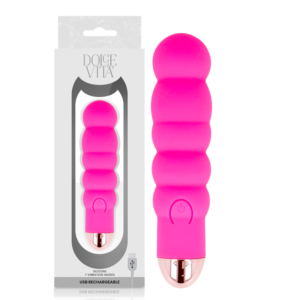 Dolce Vita-Sechs Vibrator Wiederaufladbar 7 Geschwindigkeit-Silikon · Vibratoren (Bild 7)