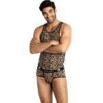 Anais Men-Mercury Top mit Tierdruck · Herrenunterwäsche